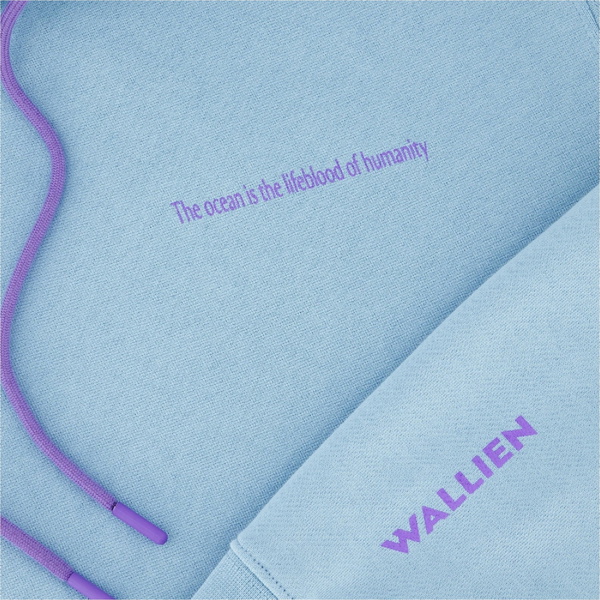 2026 Wallien Womens Ocean Hoodie 103006002 - Blue